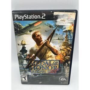 Medal of Honor: Rising Sun (Sony PlayStation 2, 2003) Complete In Box